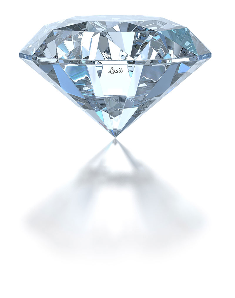 diamante-marcatura Laser Engraving diamonds