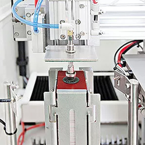 FLYLABEL Customized laser system with two cameras and motorized conveyor for Automotive