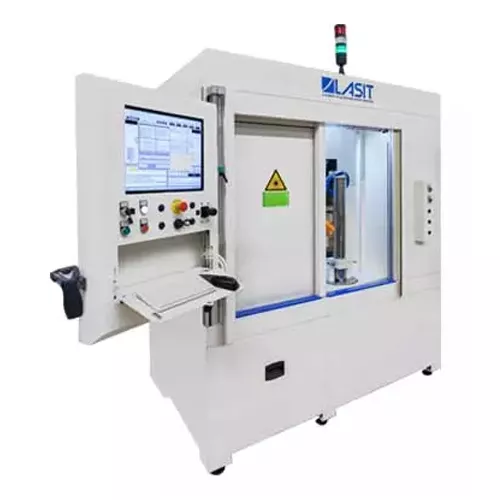 FLYPUMP Laser marking and Leakage test in one machine