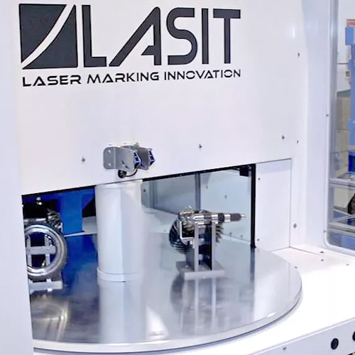 ROTOMARK TowerMark XL for laser engraving of circular blades